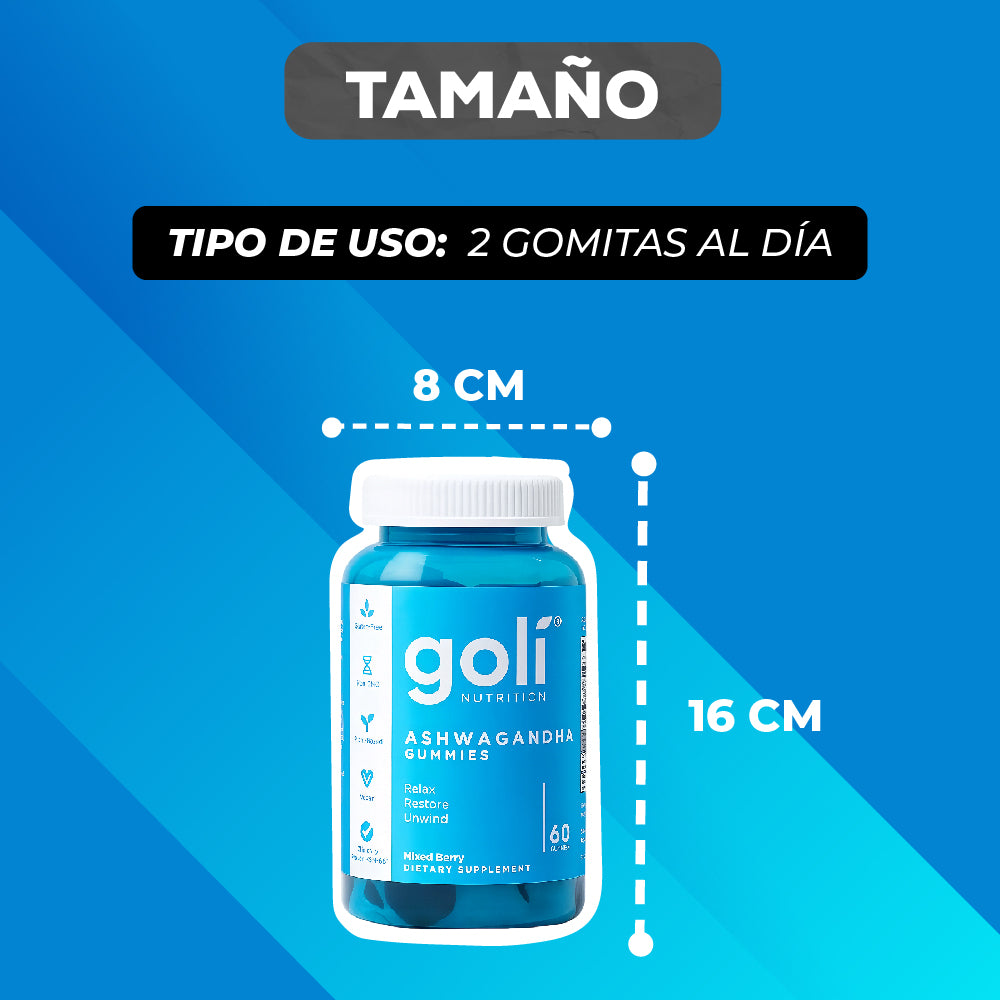GOMAS GOLI NUTRITION CON ASHWAGANDHA