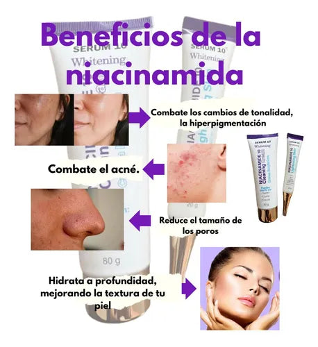 CREMA LIMPIADORA DE NIACINAMIDA SERUM 10.