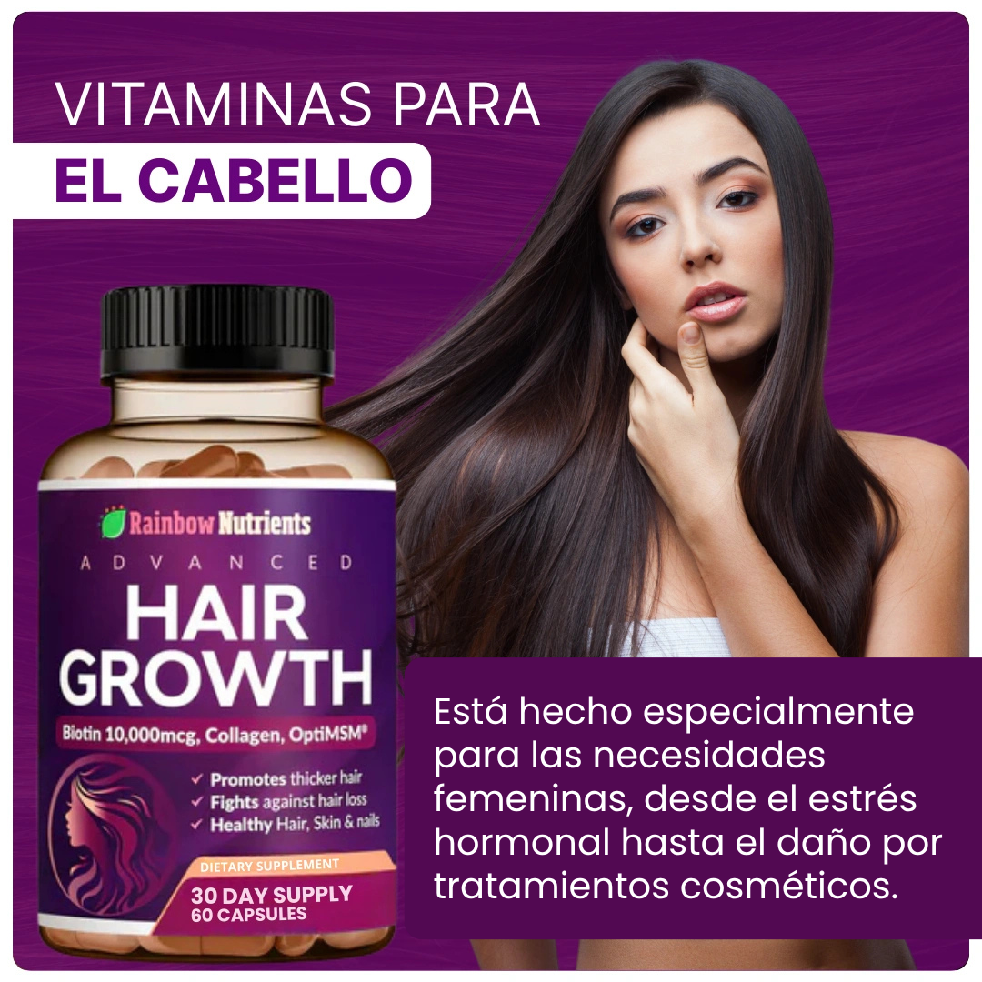 VITAMINAS PARA EL CABELLO HAIR GROWTH