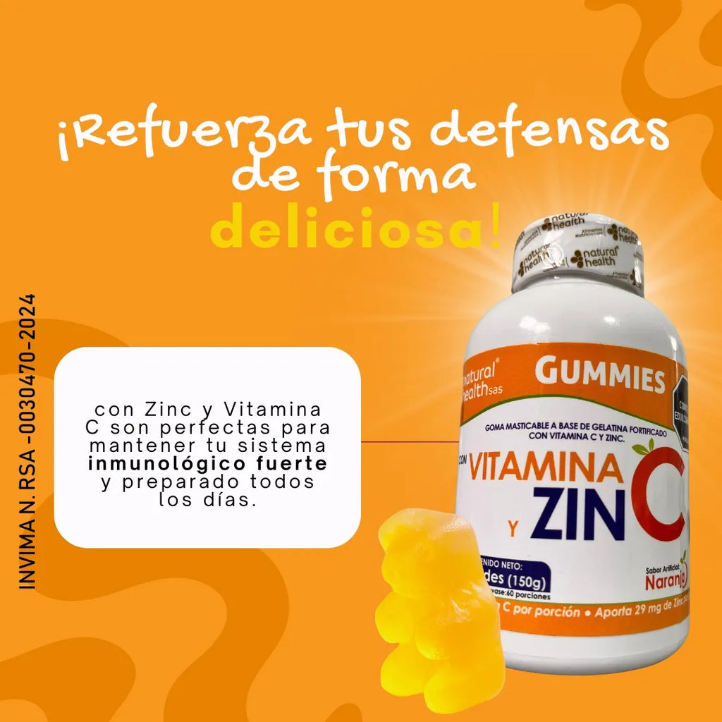 Natural health Gummies Con Vitamina C X6