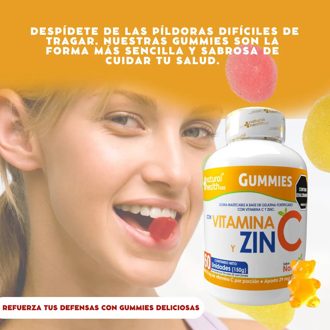 Natural health Gummies Con Vitamina C X6