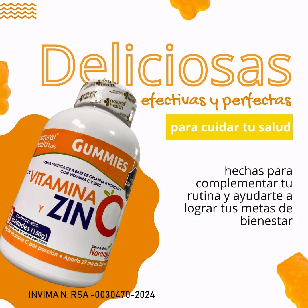 Natural health Gummies Con Vitamina C X6