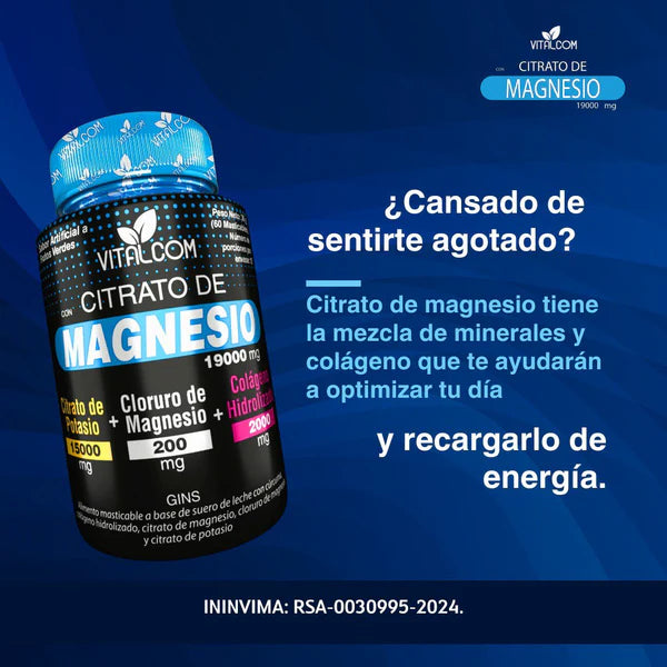 CITRATO DE MAGNESIO VITALCOM.